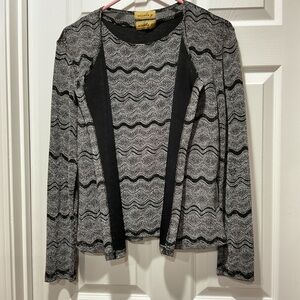 2 piece dressy sparkly sweater/shell set M/S stretchy